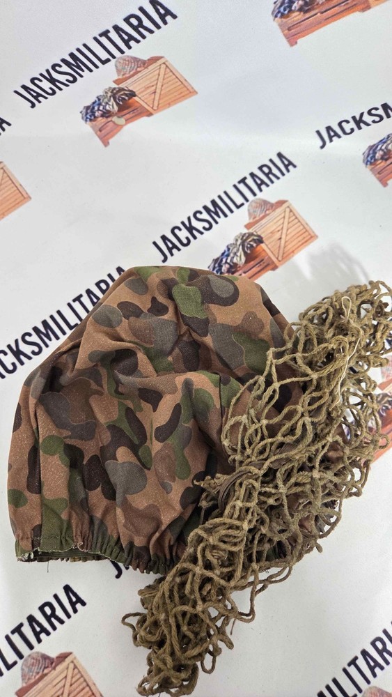 Austrian Pea-Dot & Splinter Reversible Helmet Cover & Net