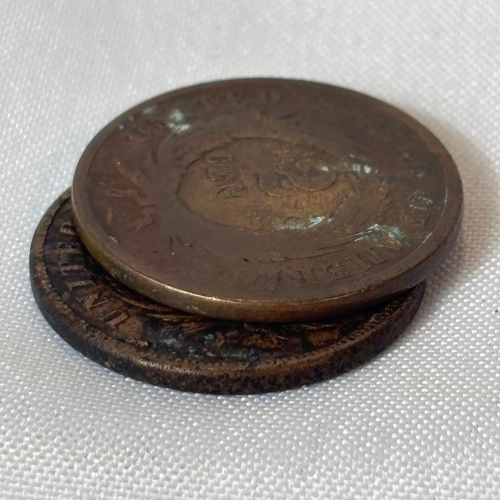 1865 & 1868 Two Cent Piece Lot