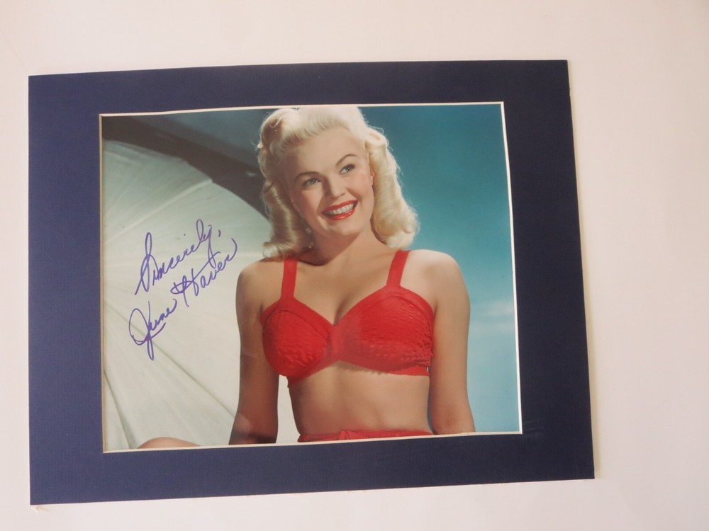 Actress June Haver autograph