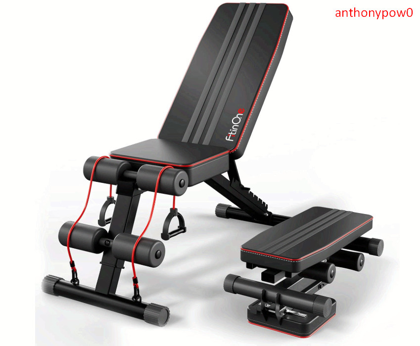 Adjustable Folding Weight Bench for Home Gym, 660 lbs Capacity Multi-Functional