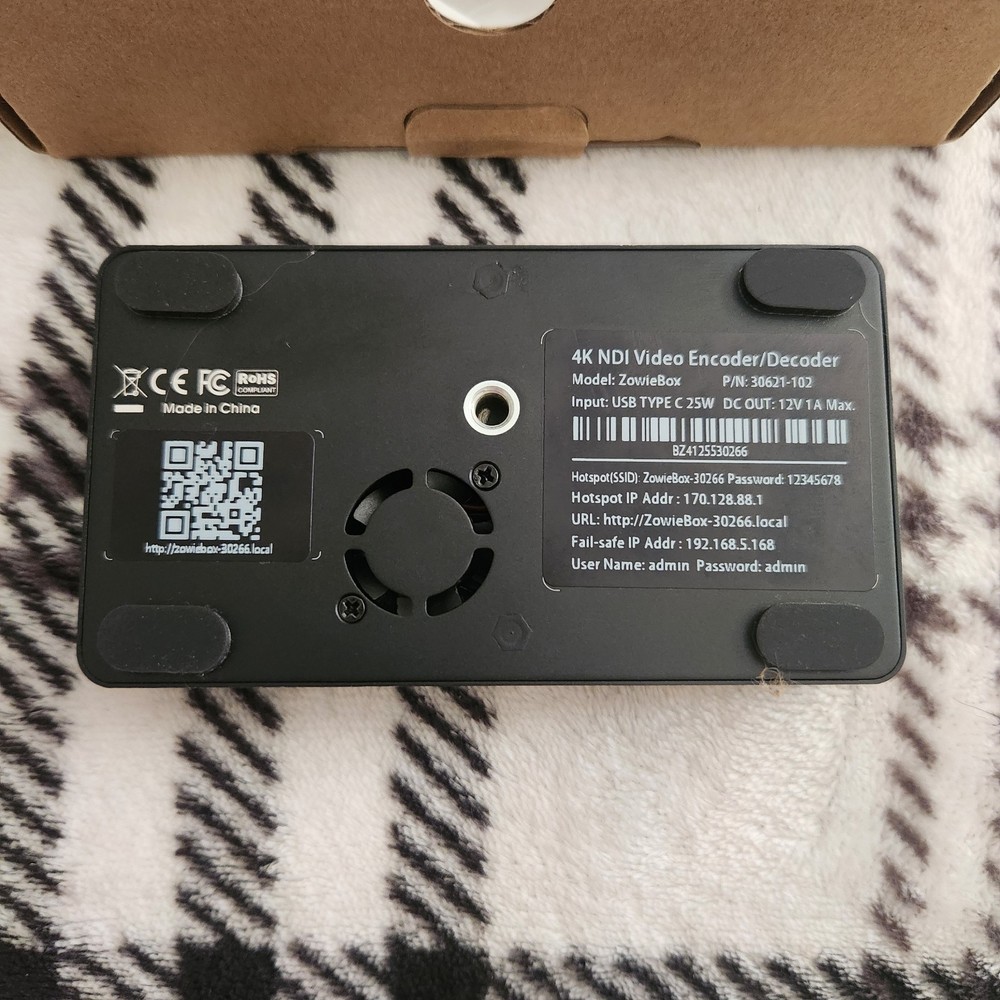 ZowieTek 4k NDI Encoder Decoder