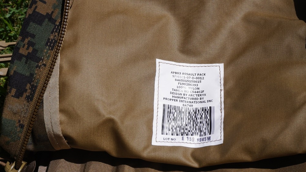 Propper USMC APB03 assault pack