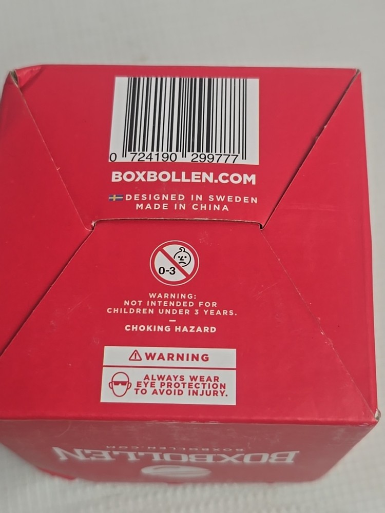 Boxbollen Boxing Ball In Original Red New