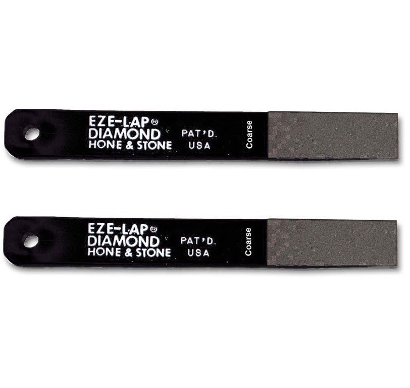 2 PACK Eze-Lap Knife Sharpener Coarse Grit Diamond Knife Sharpener on a Paddle