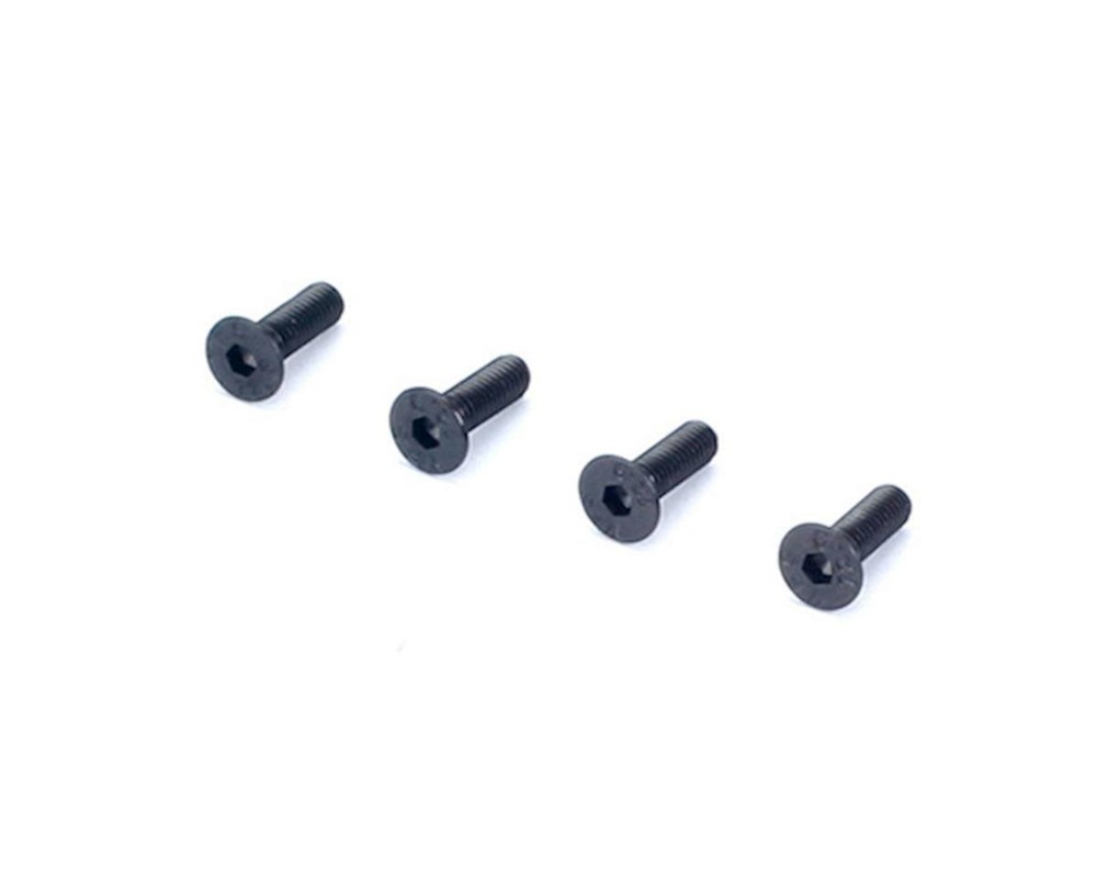 DuBro Flat Head Socket Screws (4) (3x10mm) [DUB2287]
