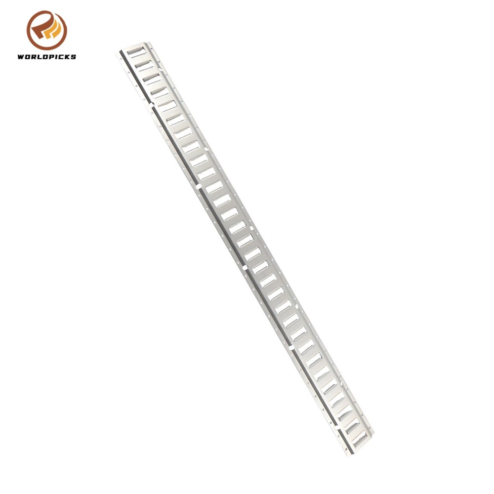 5' E Track Tie Down Rail 6 Pieces, Silver Galvanized, Universal Cargo Rail