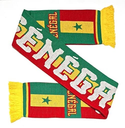 Senegal Soccer Knit Scarf