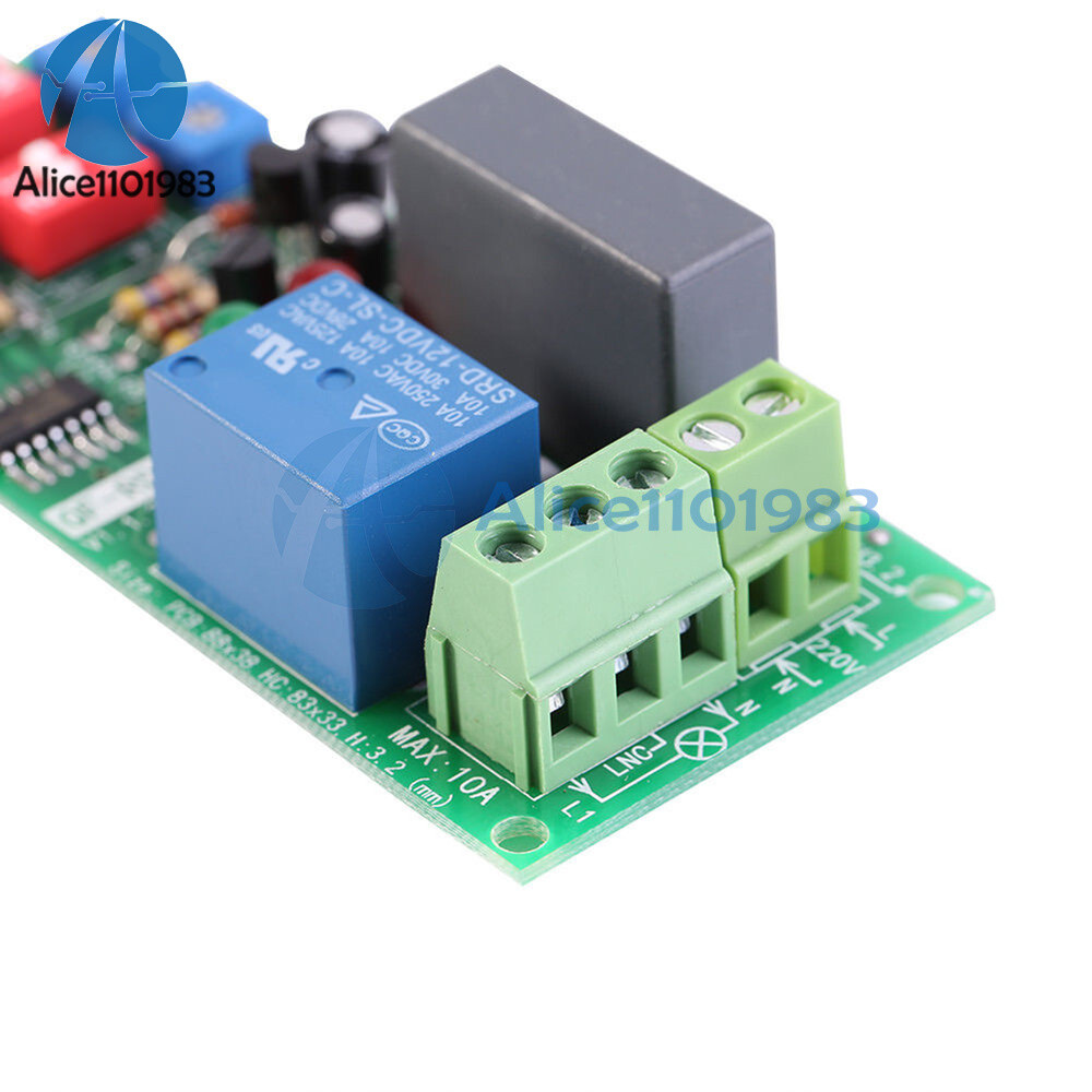 Cycle Delay AC 110V 120V 220V 230V Timing Timer Relay Switch Turn ON/OFF Module