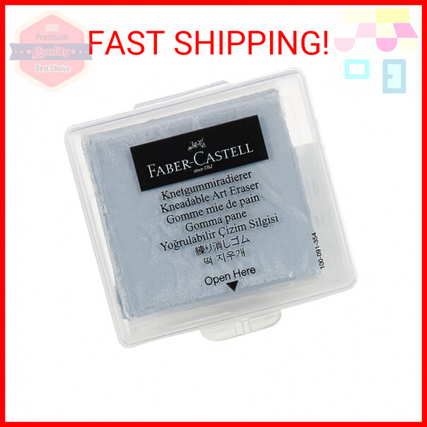 Faber-Castell Kneaded Eraser with Case, Grey