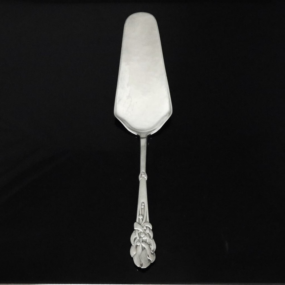 Heimbürger Silver Cake Server 191V - Mistletoe / Mistelten