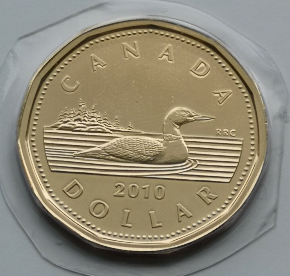 *** CANADA LOONIE 2010 *** SEALED COIN *** TYPE 2 ***