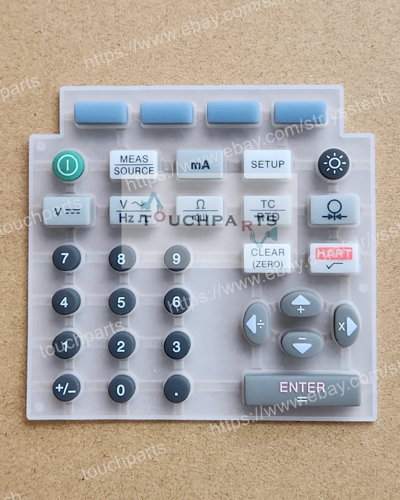 Button Keypad Membrane & Front Panel for Fluke 744 743B Multifunction Calibrator