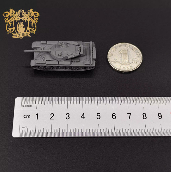 3D Printed 1/144 Soviet T-100 LT light tank Unpainted Model