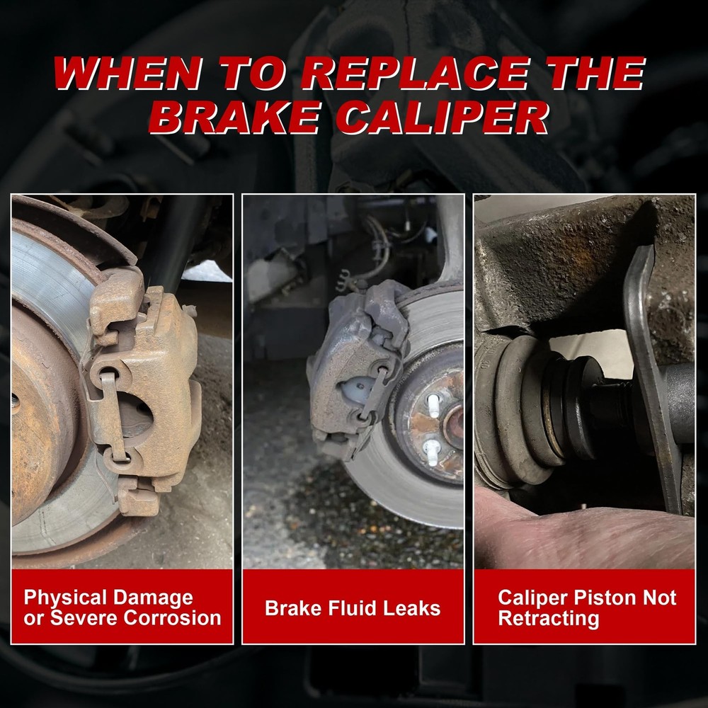 Rear Brake Caliper Set Right + Left Assembly w/Bracket 19B2781A 19B2780A Comp...