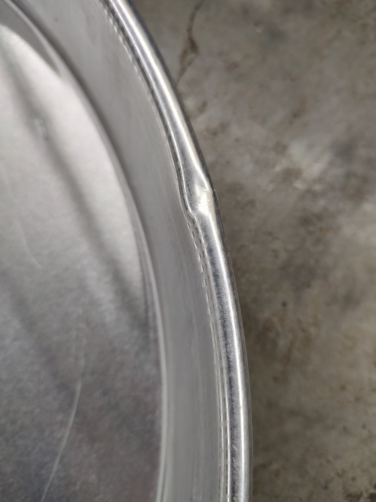 34079 Oatey 18" Aluminum Water Heater Pan with 1" PVC Fitting