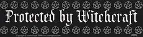 Protected By Witchcraft Bumper Sticker!