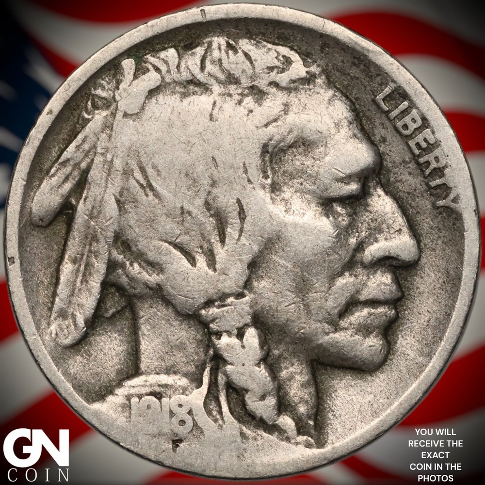 1918 D Buffalo Nickel A9130