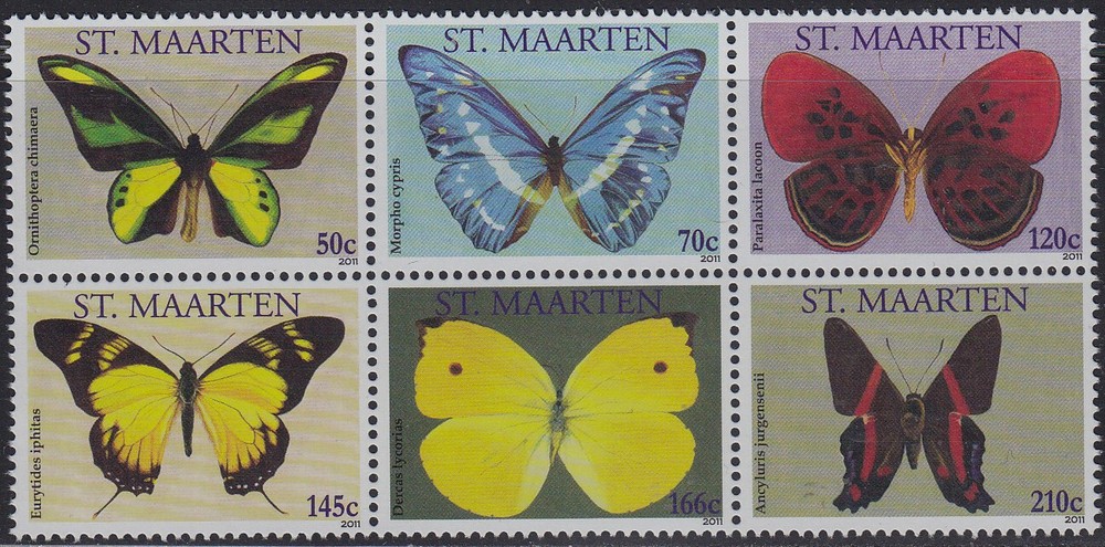 Sint Maarten Issue 2011 (10-15) Butterflies