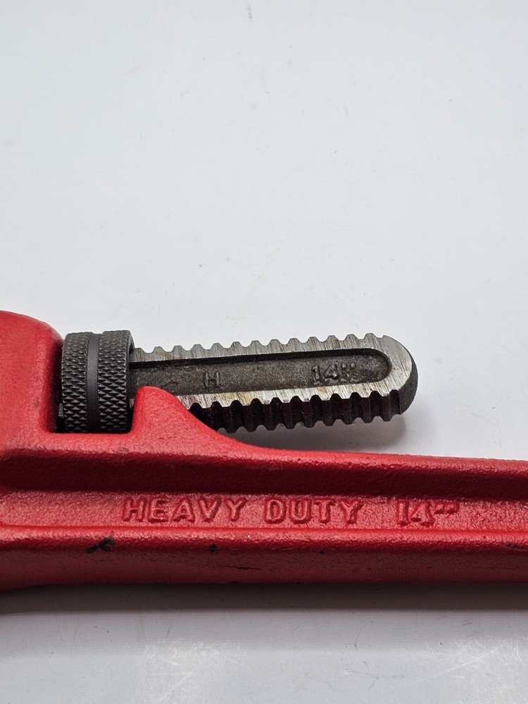 GENERAL Heavy Duty 14" Pipe Wrench Tool Adjustable Plumbing Unit