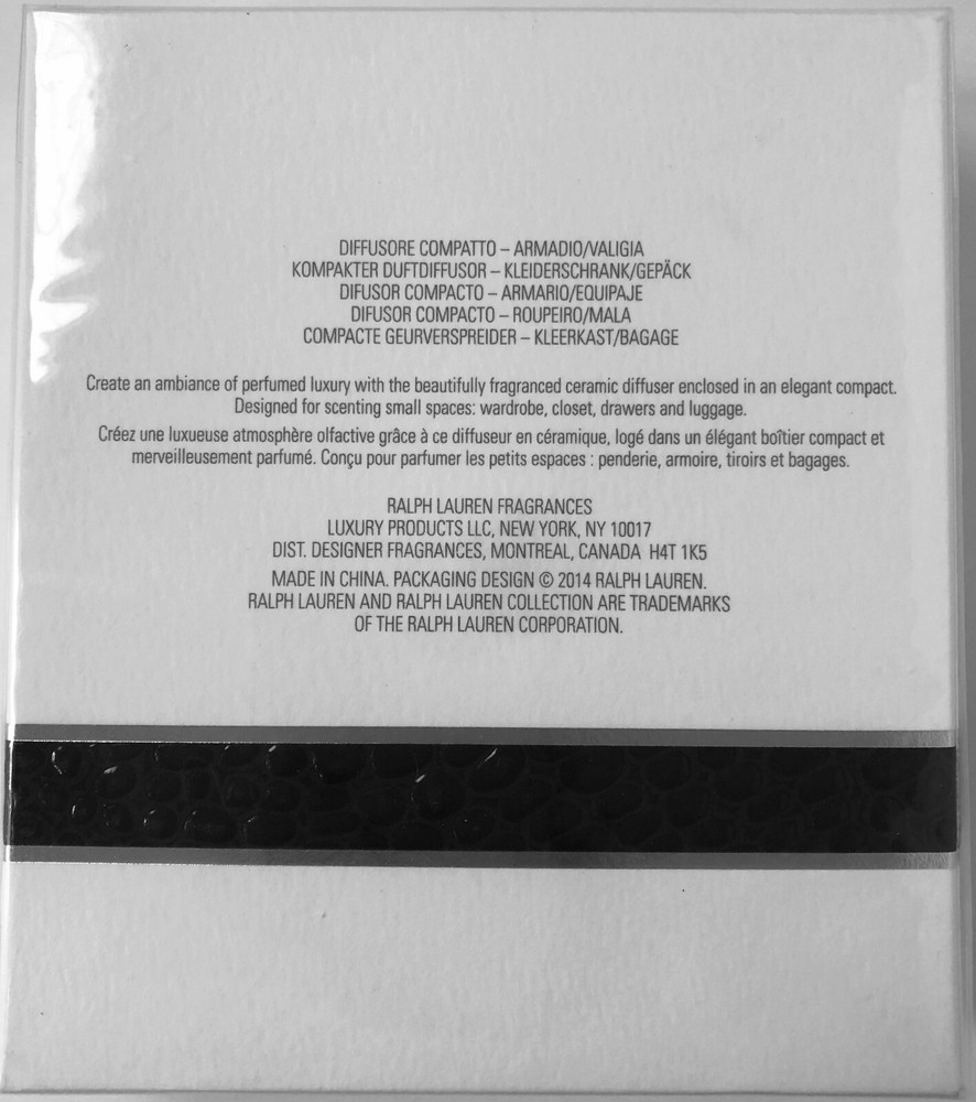 Ralph Lauren Collection ~ OUD Compact Diffuser ~ Sealed Box