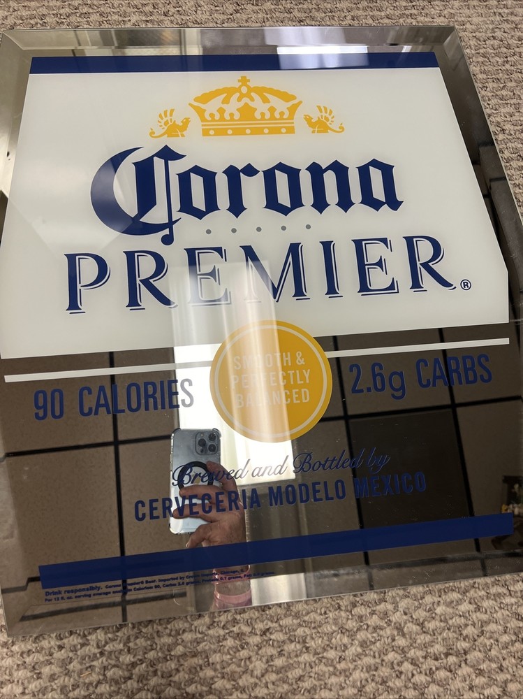 Corona Premier Wall Mirror Sign - New