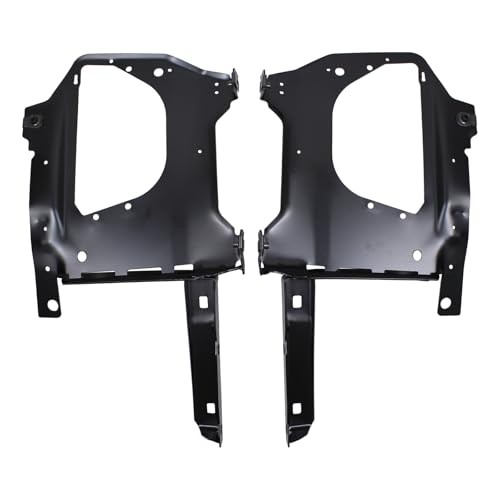 Front Driver and Passenger Side Bumper Bracket and Fog Light Bracket for Ram