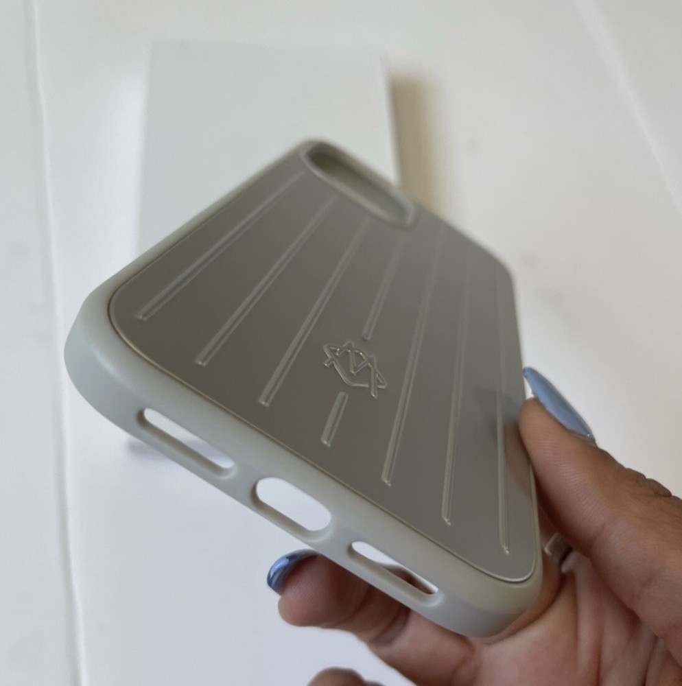 Rimowa Iphone Case Silver Aluminum For 14 Pro