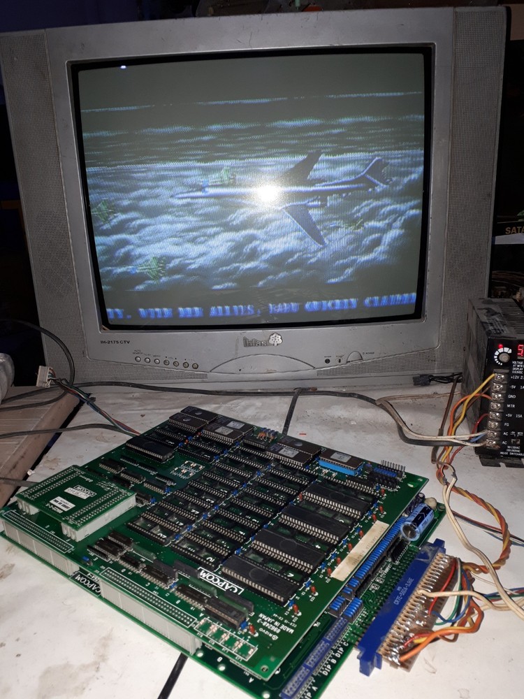 Carrier Air Wing ORJINAL CPS 1 - JAMMA PCB - WORKING