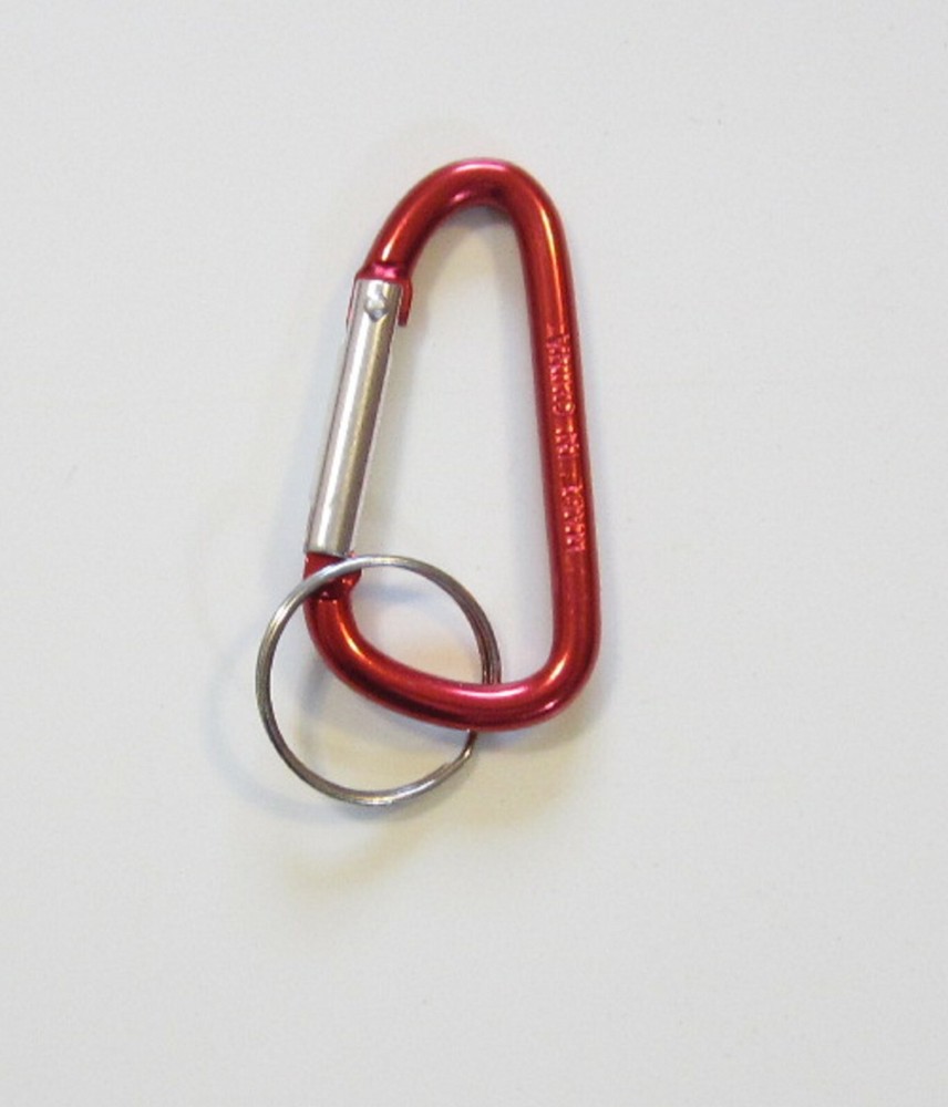 50 NEW CARABINER SPRING CLIP 2.25" KEYCHAIN BACKPACK KEY RING CHAINS BELT HOOK