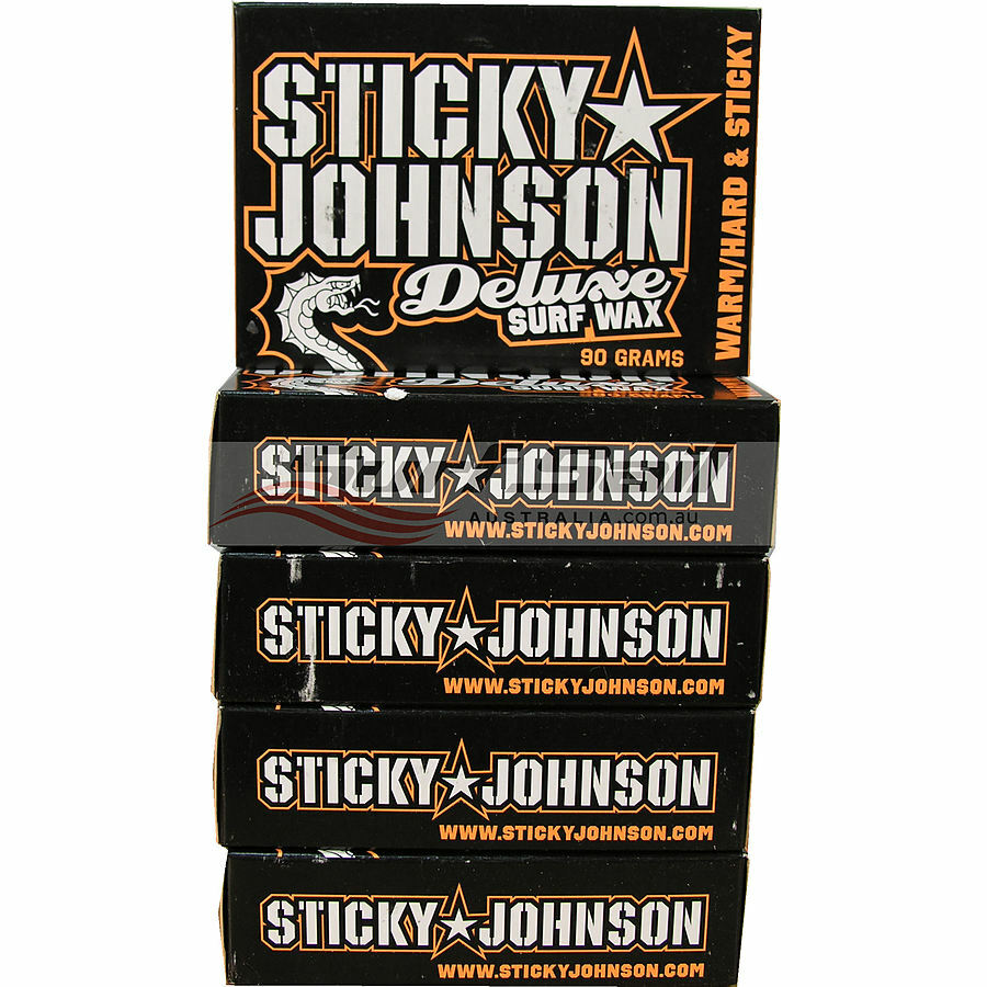 Sticky Johnson Deluxe Warm Surf Wax 5 Pack