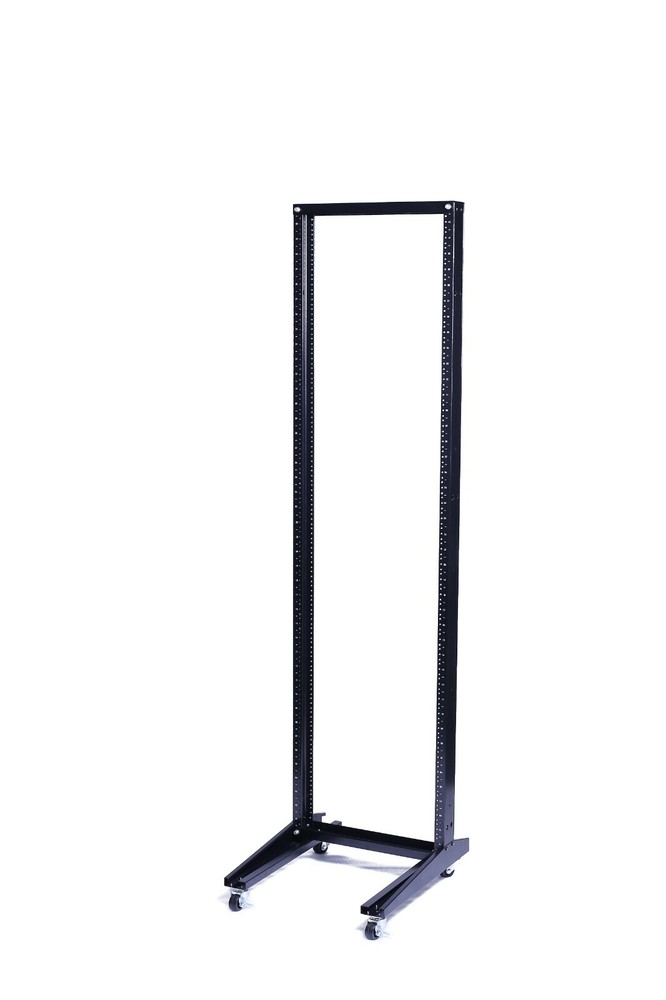 42U Movable 19inch 2 Post Open Frame Heavy Duty IT Network Data Server Rack