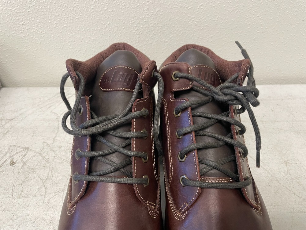 Lugz Wetlands II Leather Work Boot Size 13 Brown