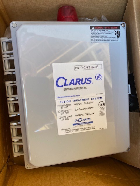 Clarus Environmental 10-2148 Fusion Simplex Control Panel 120V/1PH/4X/0-7A