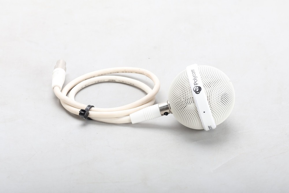 Polycom HDX CMA 2201-26932-001 Ceiling Microphone Array With White Microphone