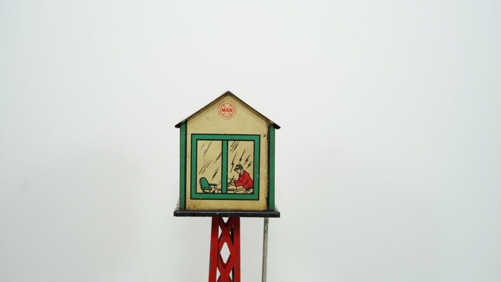 Marx O Scale Radio Control Train Tower w/ Working Light No Box B3