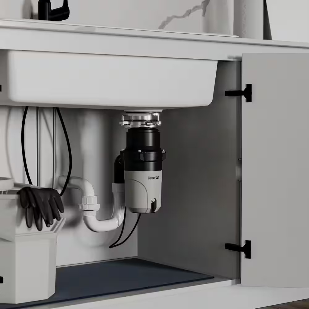 1/3 HP Continuous Feed Garbage Disposal with Power Cord