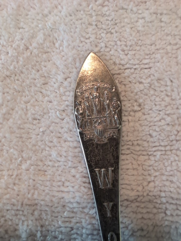Sterling Souvenir Spoon Wyoming