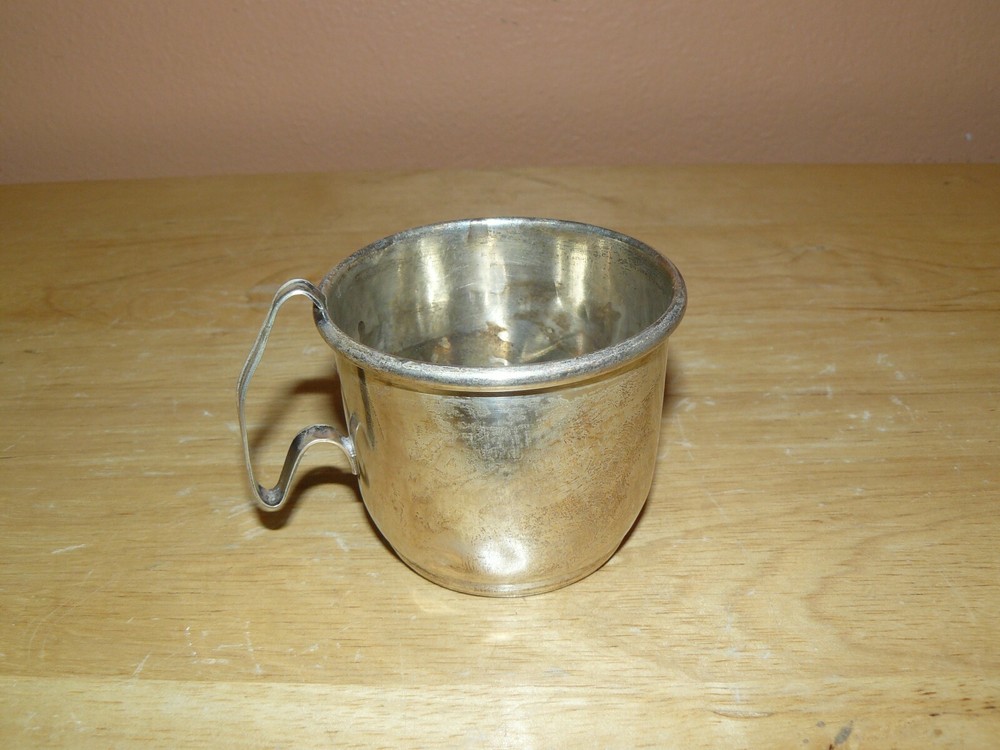 Vintage National silver plated child's cup
