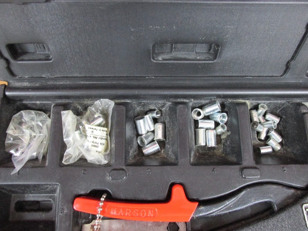 Marson #39202 Thread-Setter Kit SAE Threaded Inserts Klik Poly Nuts