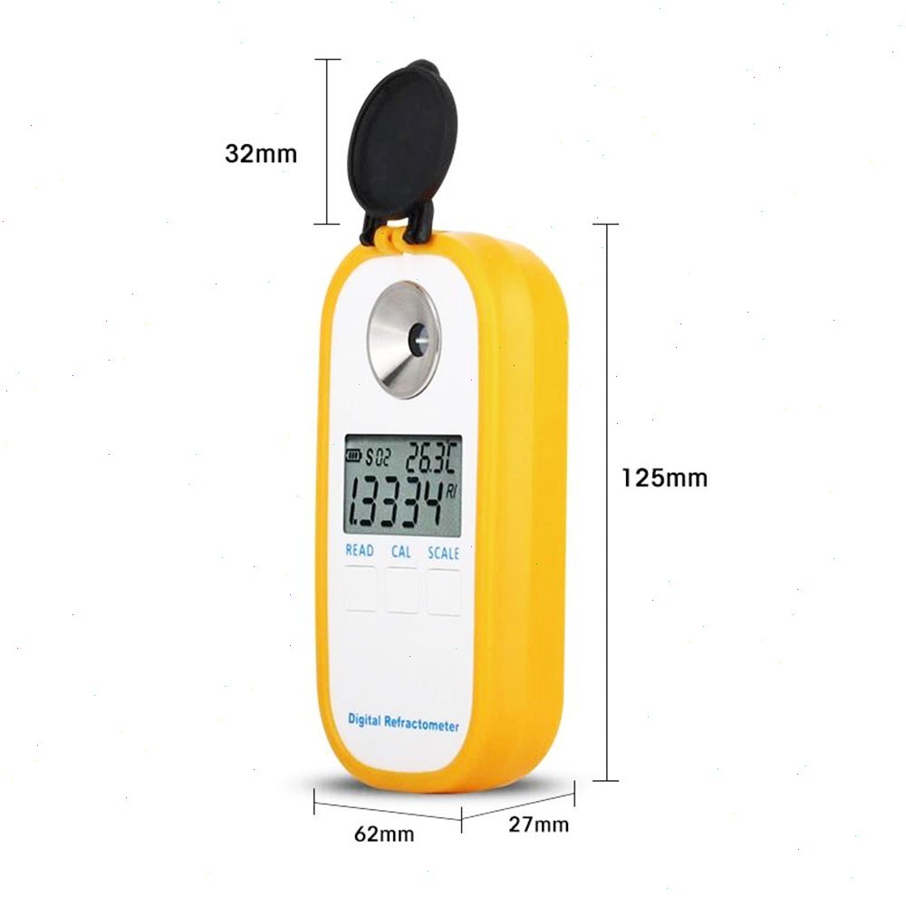 Digital Handheld Honey Refractometer with Measuring Temperature Accuracy ±0.5℃