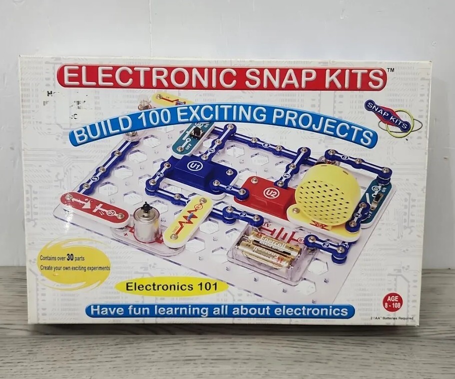 Electronic Snap Kit Electronics 101 -Build 100 Exciting Projects 28-286 Complete