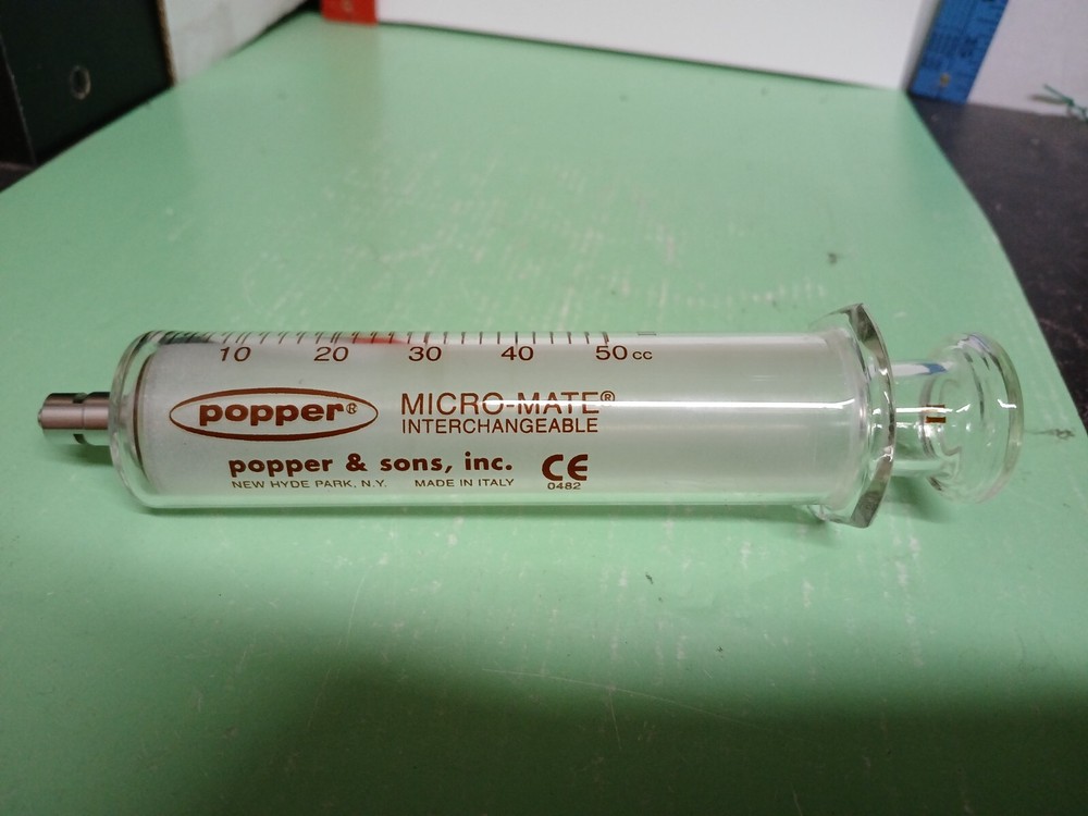 Popper Micro-Mate Interchangeable 50cc Scientific Syringe