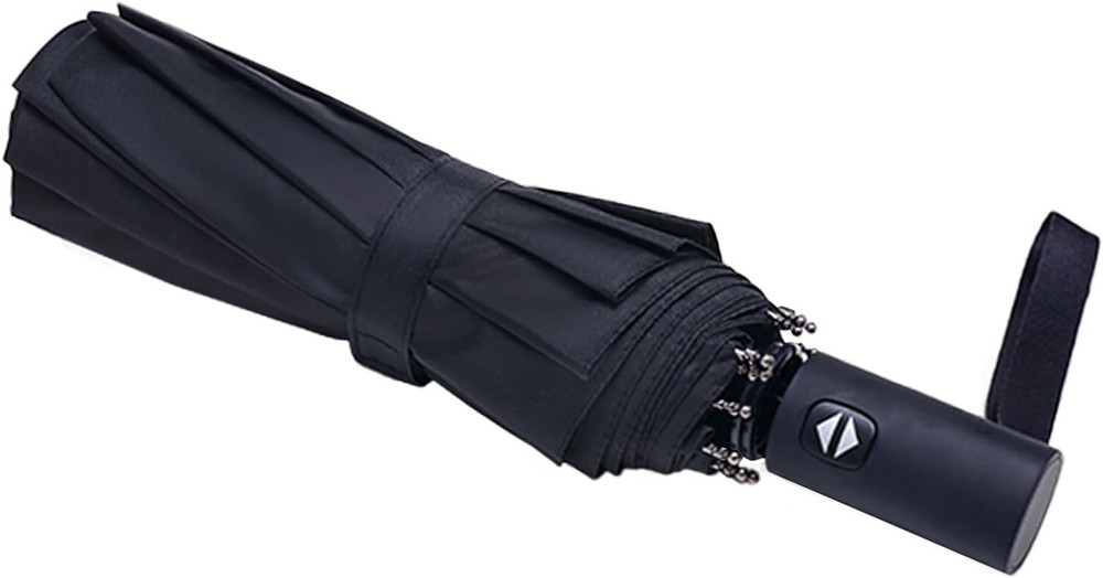 Travel Essentials Umbrella Windproof Compact Collapsible Light Strong Automatic
