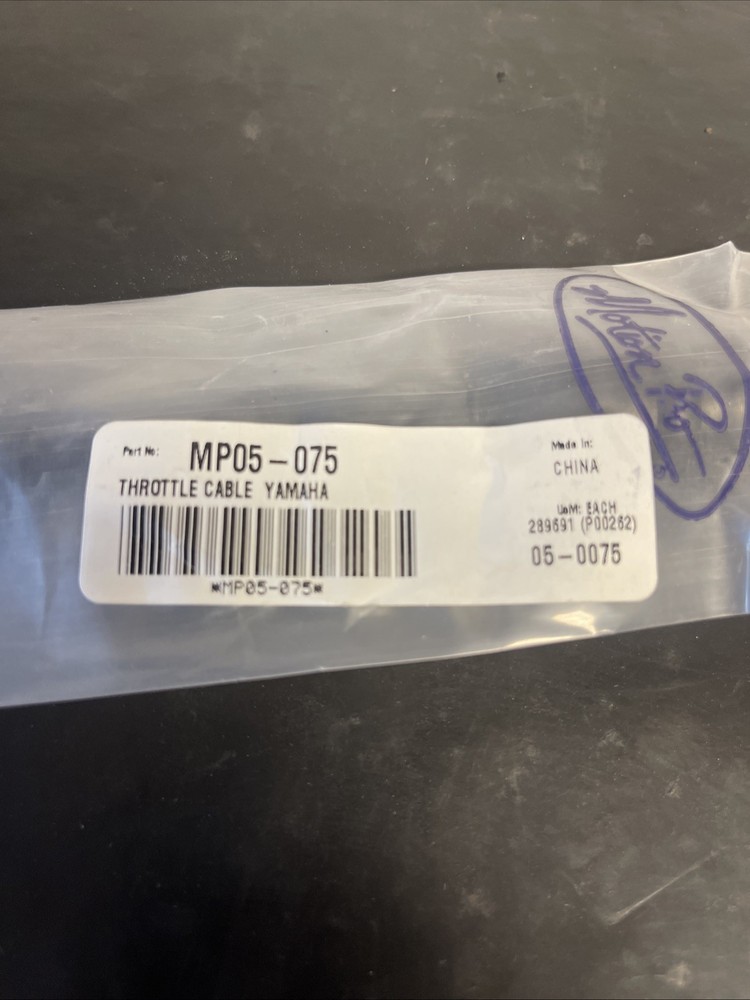 Motion Pro Black Vinyl Throttle Cable 05-0075