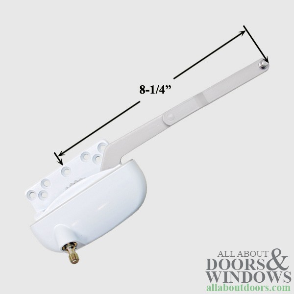 Left Hand Split Arm Casement Operator White Offset Link Uses Handle 570014