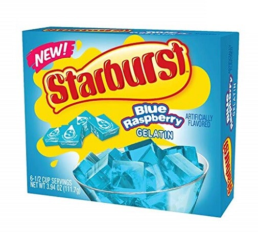 Starburst Blue Raspberry Gelatin