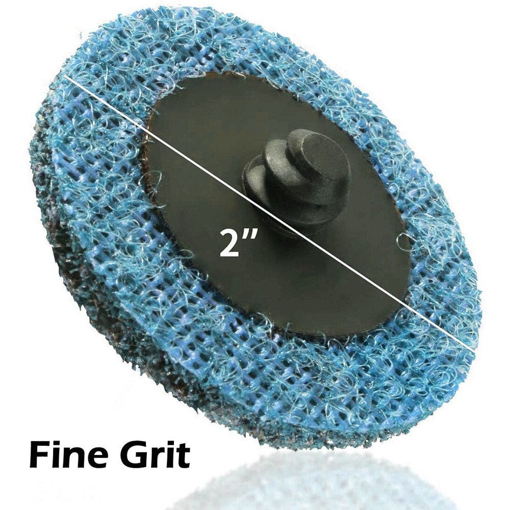 50 Pcs 2'' Surface Conditioning Discs,Fine Roll Lock Quick Change Sanding Discs