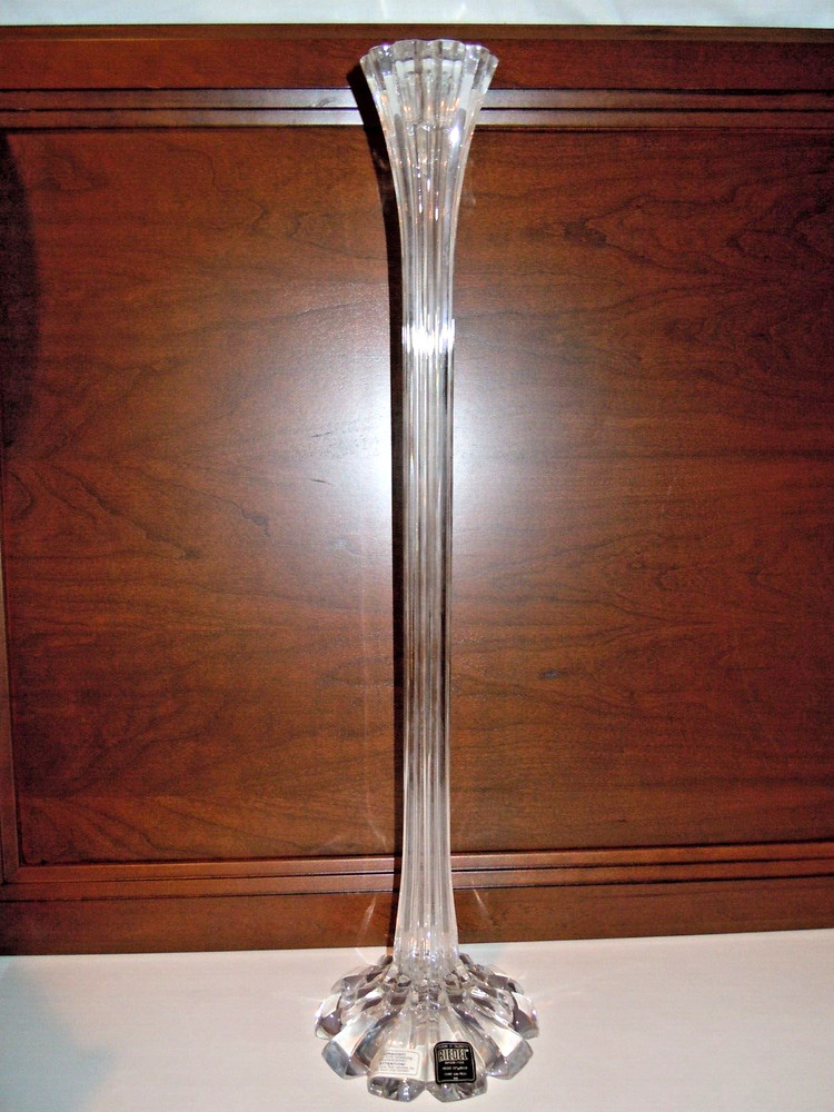 Riedel Austrian Crystal CandleStick 19 1/2" Tall Handcut & Rare