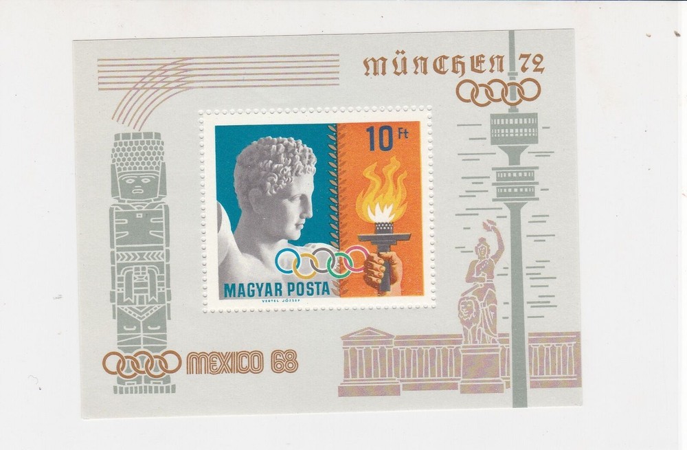 Hungary Olympics Celebration Mint Never Hinged Stamp Sheet R17698