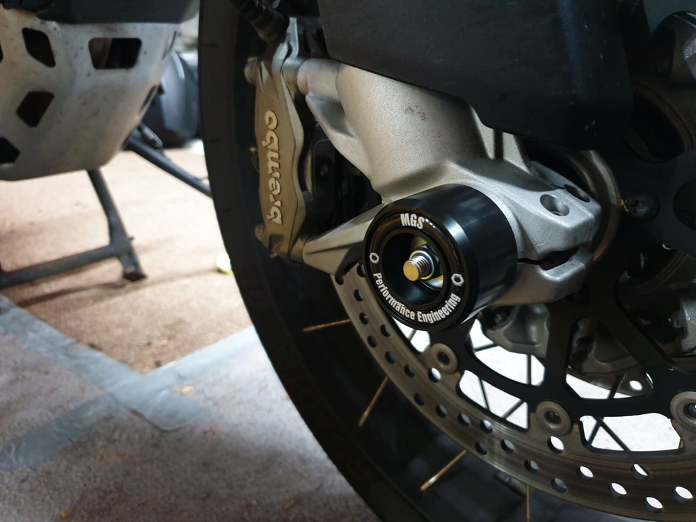Ducati Multistrada 1260 S V4 2018 + Fork Spindle Crash Coils Protections